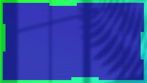 animación de formas geométricas en movimiento sobre fondo azul