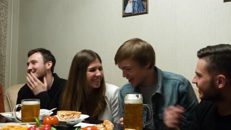 friends enjoying a meal together