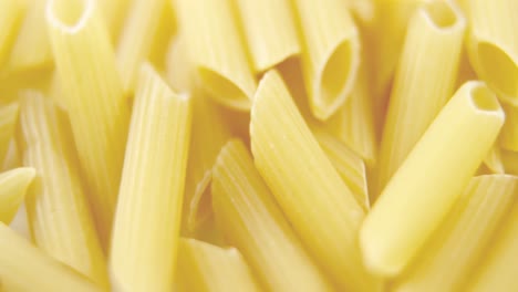 primer plano de la pasta de penne
