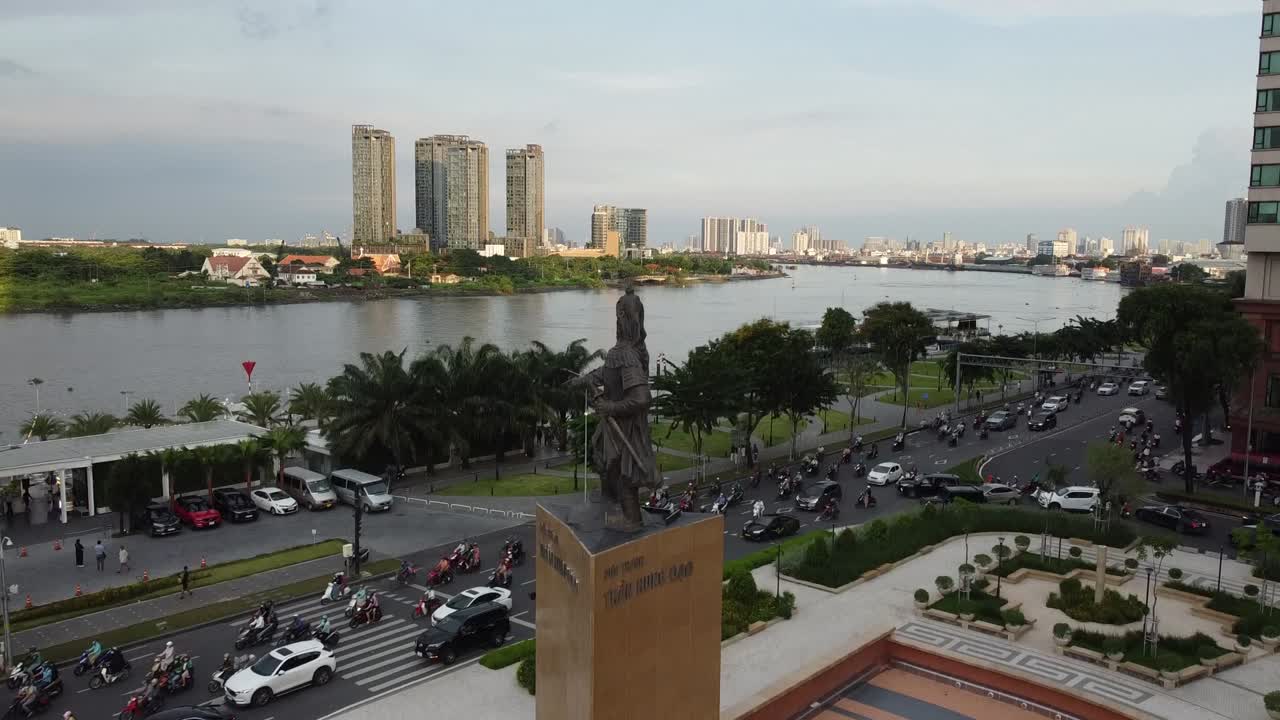 호치민 시 1 구에 있는 유명한 동상