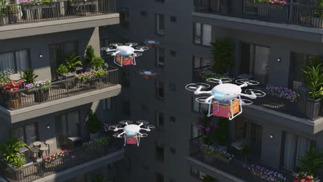 the rise of autonomous drones: delivering goods and enhancing urban life in residential areas with efficient technology and connectivity