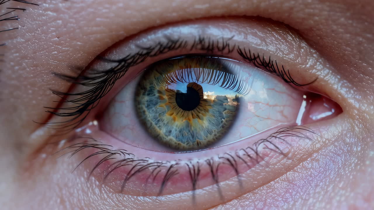 primer plano de un ojo humano