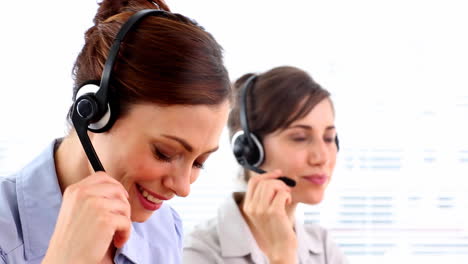 Happy-call-centre-workers