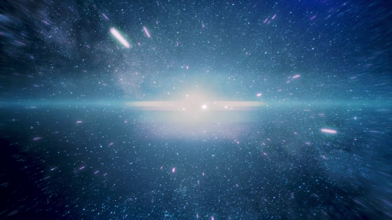 별과 은하계가 있는 우주 의 놀라운 풍경