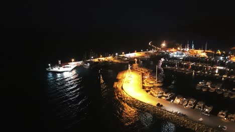 parking yachts and boats on the mediterranean sea in the resort town of kemer turkey