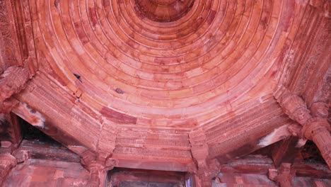 ancient-grand-mosque-called-Adhai-Din-Ka-Jhonpra-pryer-hall-vintage-architecture-from-unique-angle-video-is-taken-at-Adhai-Din-Ka-Jhonpra-at-ajmer-rajasthan-india-on-Aug-19-2023