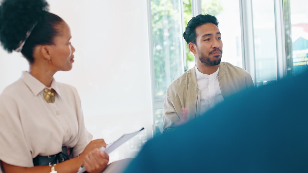 Talking business people, planning