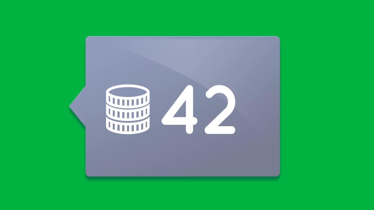 caja de chat gris con monedas y números 4k