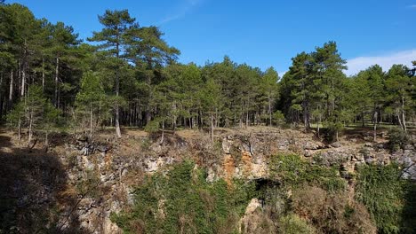 panoramic view of sinkhole