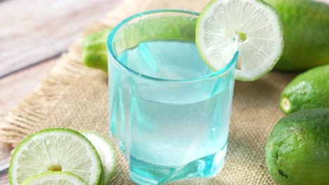 refreshing lime water