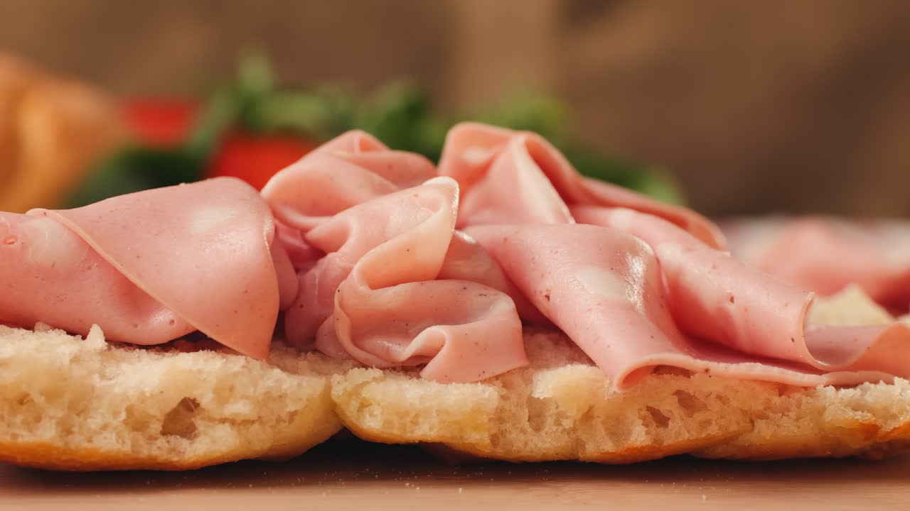 Open-faced Sandwich with Prosciutto