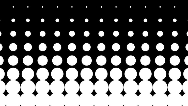 Polka dot pattern animation. Modern geometrical circle. Loop animation.