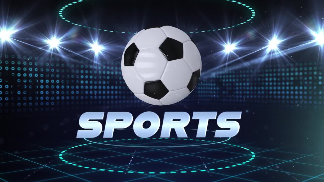Video game sports screen | Premium Stock Video Footage