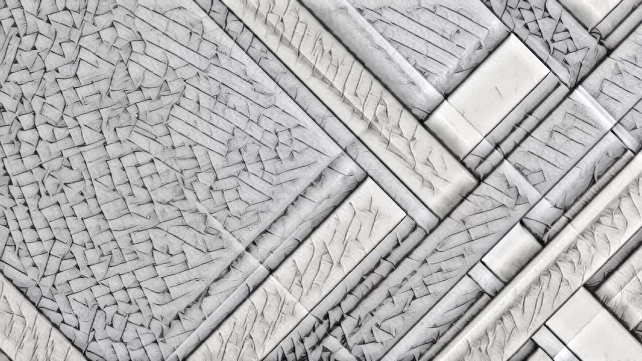 animación artística de líneas móviles a rayas de croquis