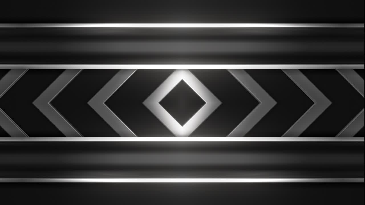 Sfondo Astratto Futuristico con Linee e Frecce Luminose