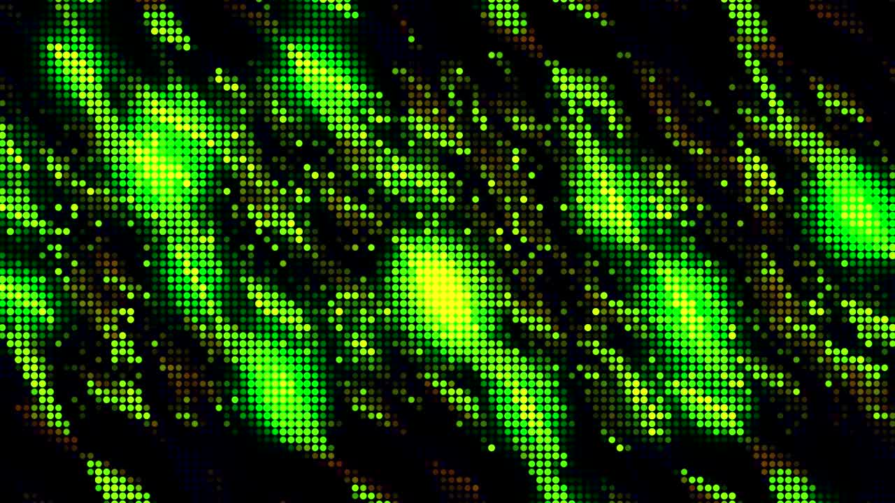 patrón de puntos verdes brillantes abstractos