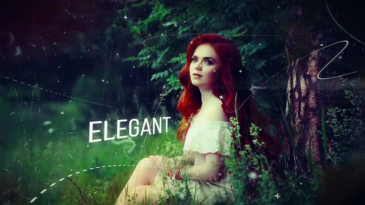 Slideshow video template