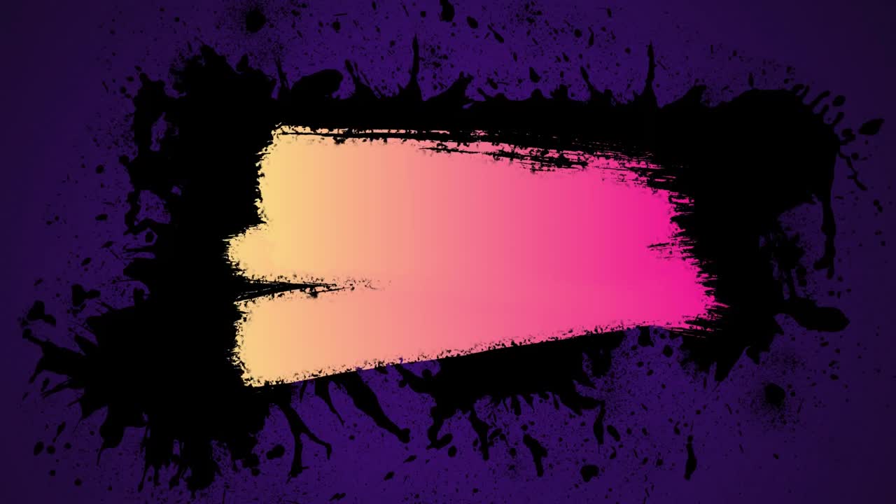 노란색에서 분홍색으로 변형된 모양