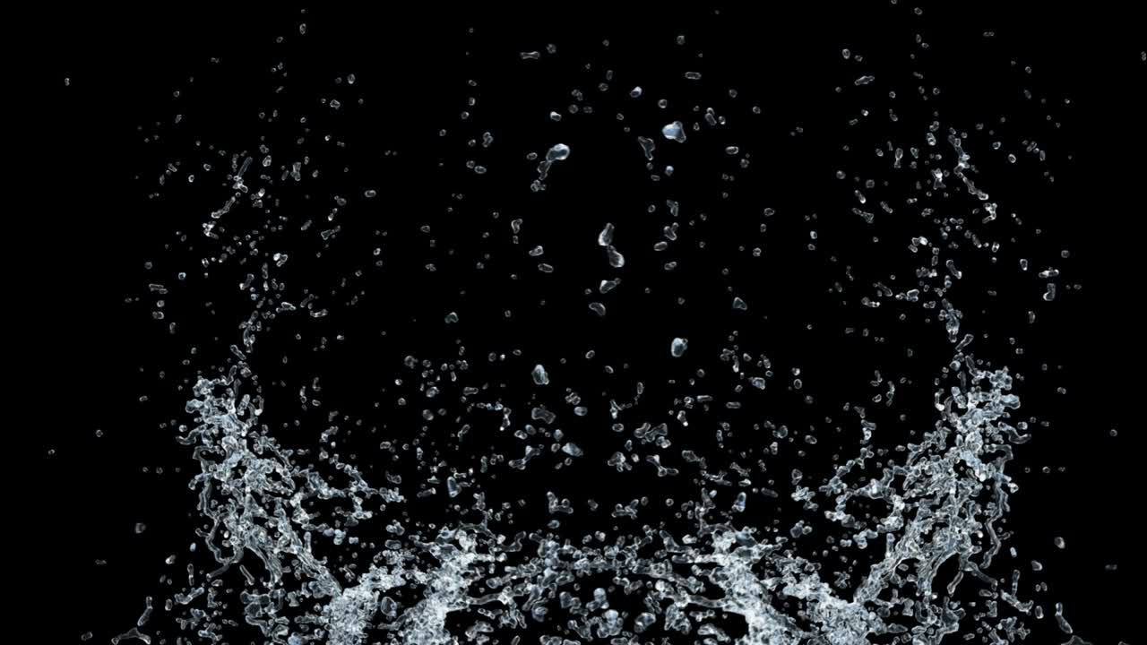 물 스플래시 느린 동작