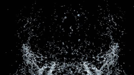 water splash slow-motion