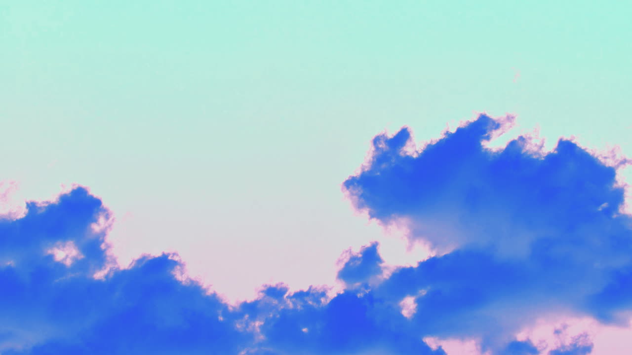 Clouds in the sky. Time lapse