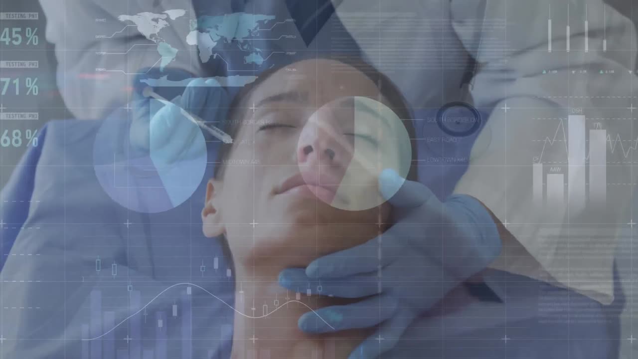 움직이는 시계에 대한 데이터 처리의 애니메이션