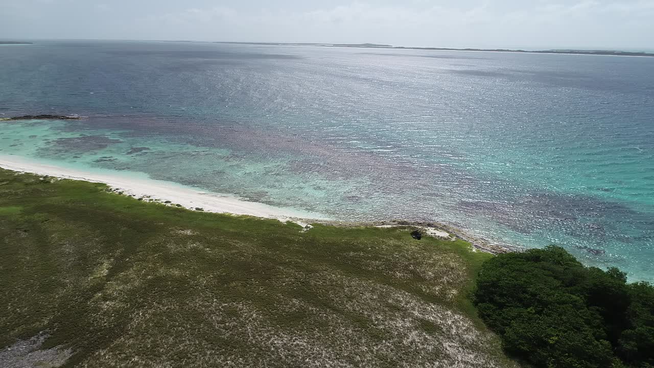 Los Roques, caribbean , Venezuela. Great beach scene. Fantastic landscape.-Travel destination.-Vacation concept.-Caribbean.  of jhonky island