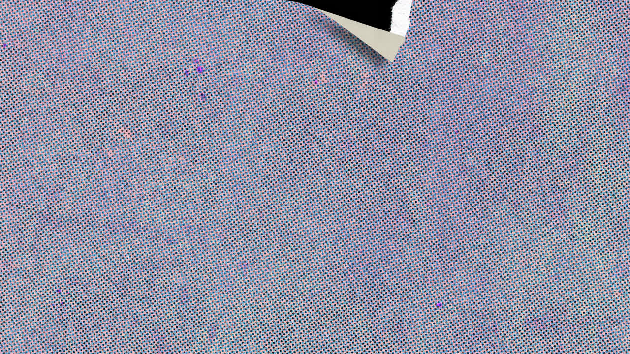 Textured Purple Paper Peeling and Tearing Transition