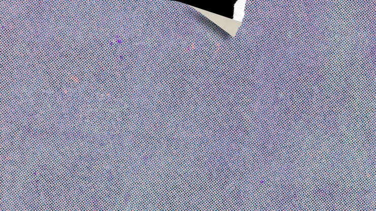 Textured Purple Paper Peeling and Tearing Transition