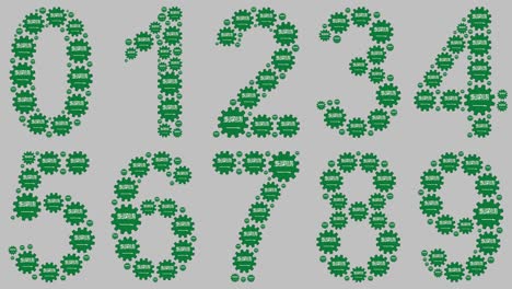 saudi arabian numbers set