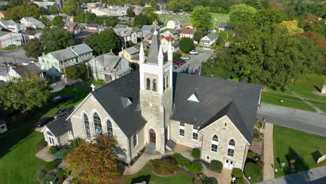 church in american town