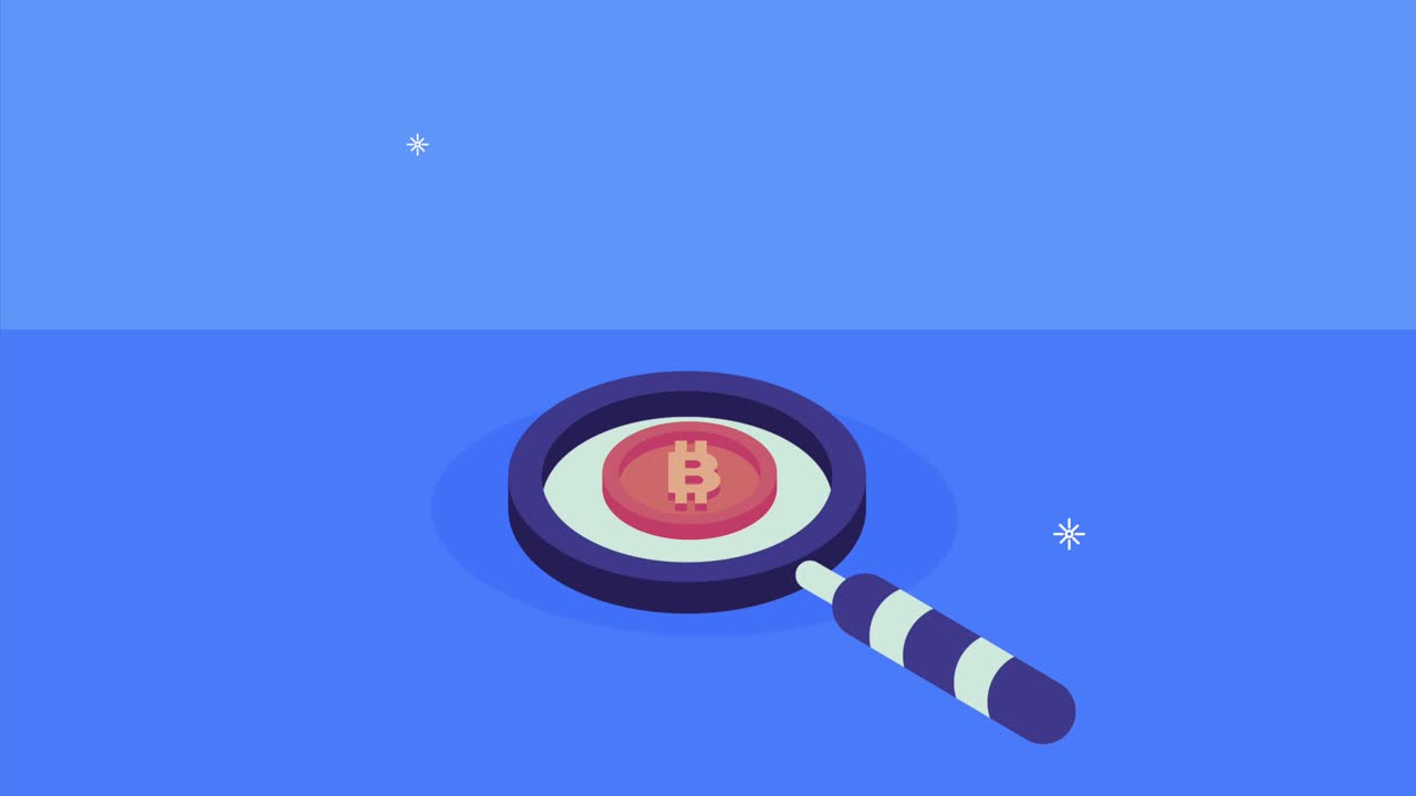 bitcoin con animación de lúpula