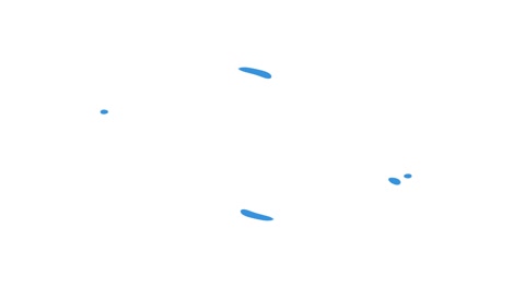 modern blue circle logo design