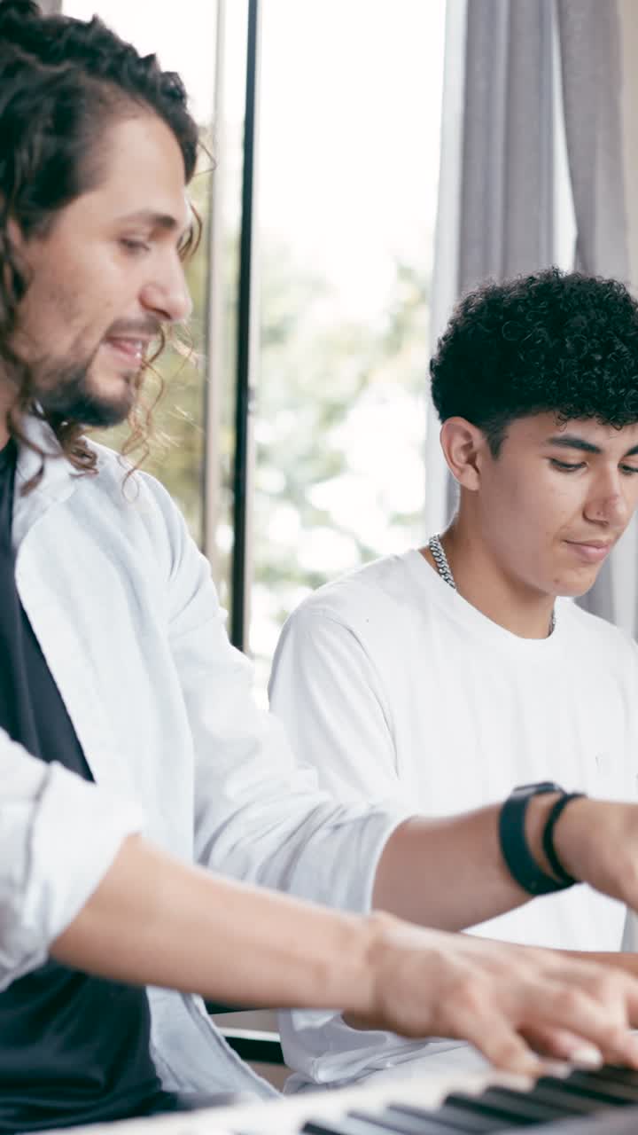 People playing piano