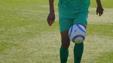 players playing soccer in the field 4k