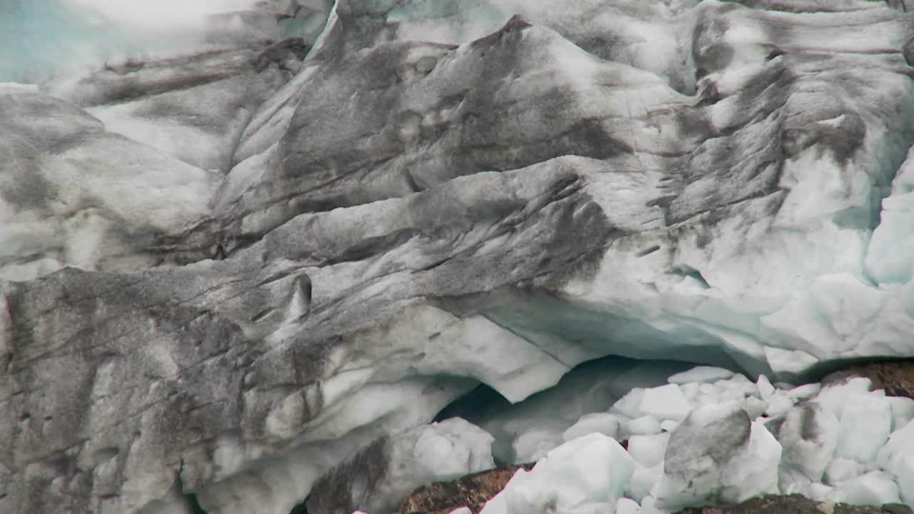 уменьшите масштаб ледника, чтобы увидеть, как он формирует сушу