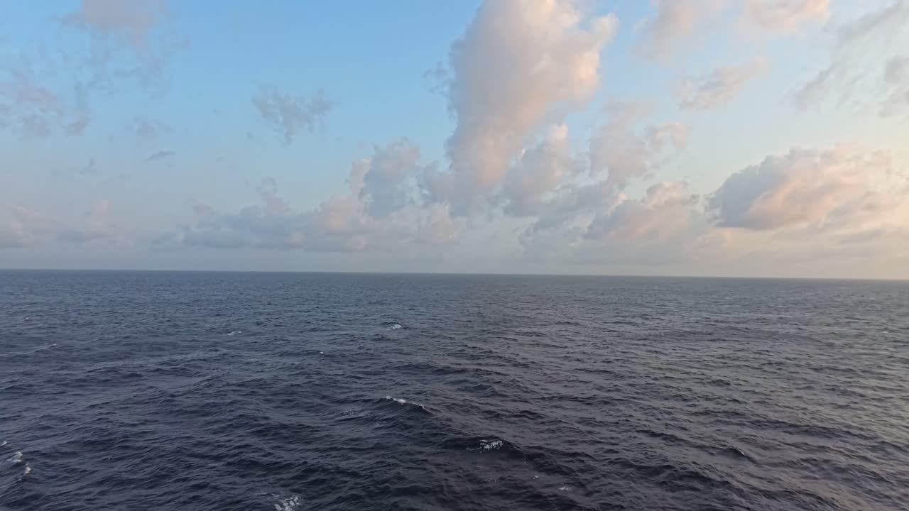 Ocean view with clouds