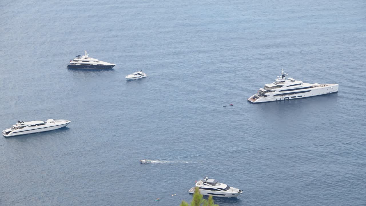 maravillosa vista desde la costa oeste de mallorca hacia el