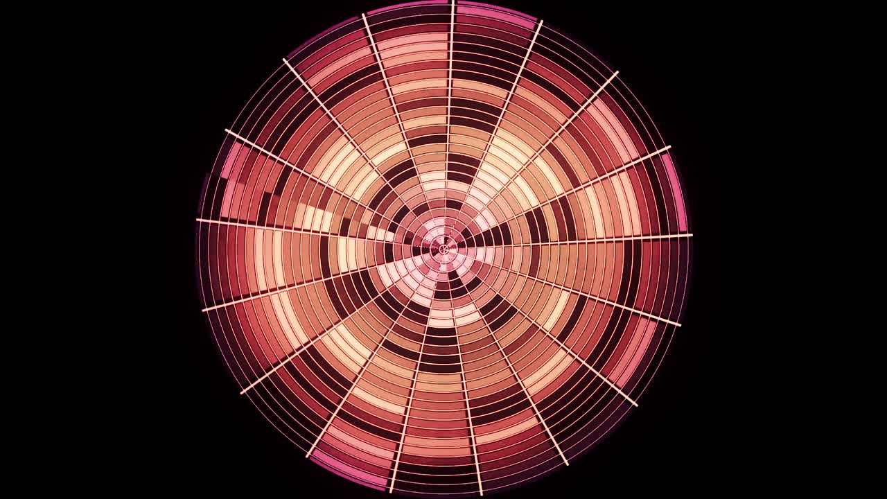 추상적인 원형 패턴 디자인