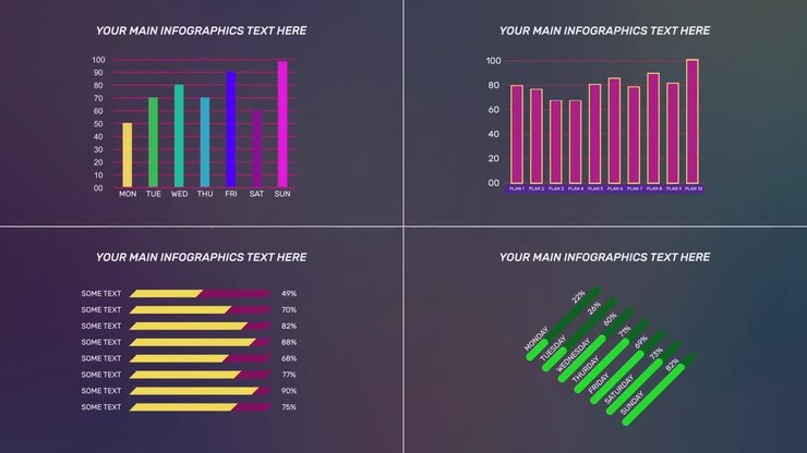 Infographic Data Charts and Graphs