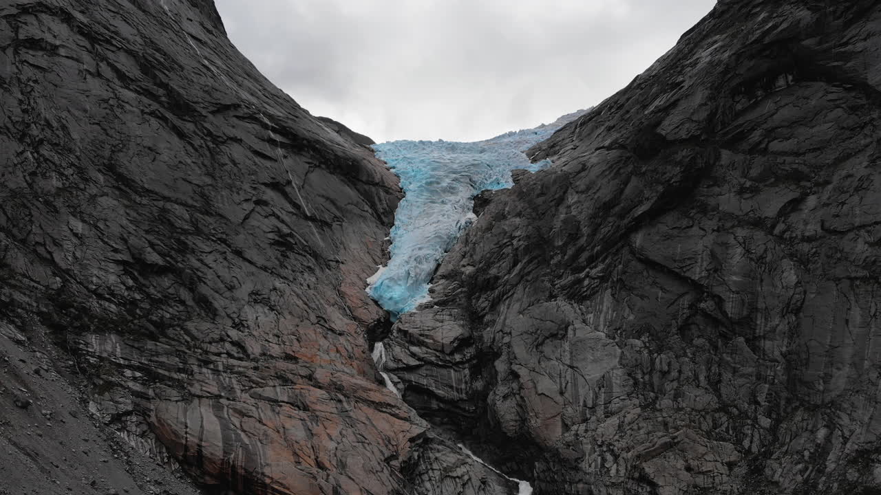 A massive glacier in Norway