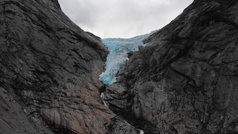 a massive glacier in norway