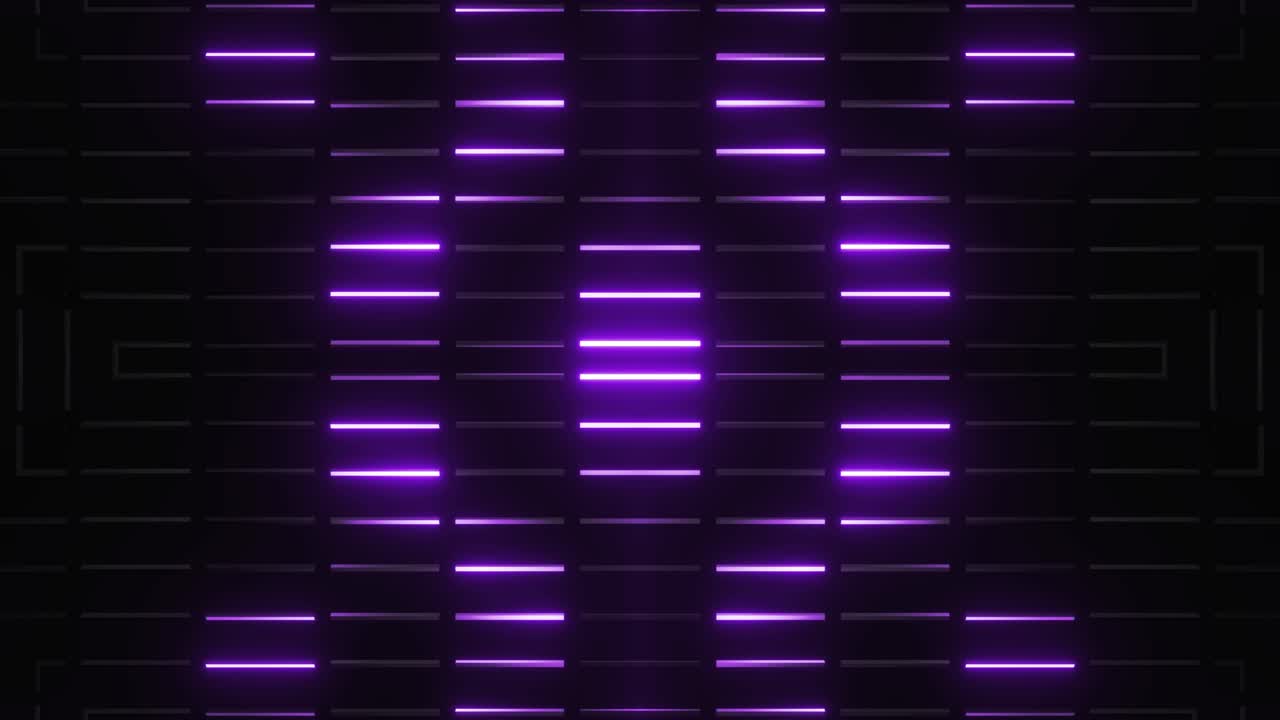 Sfondo con motivo geometrico neon viola
