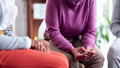 anxiety, stress and busy hands at group therapy