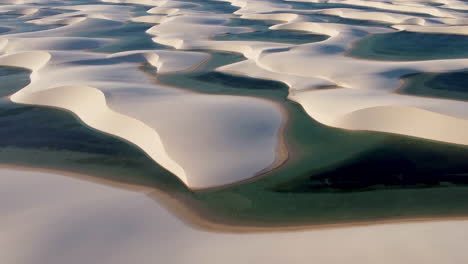 sand dunes at lencois maranhenses maranhao brazil