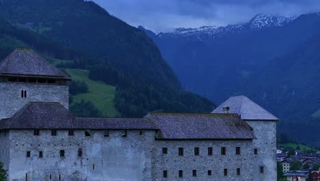 castle kaprun and the village below