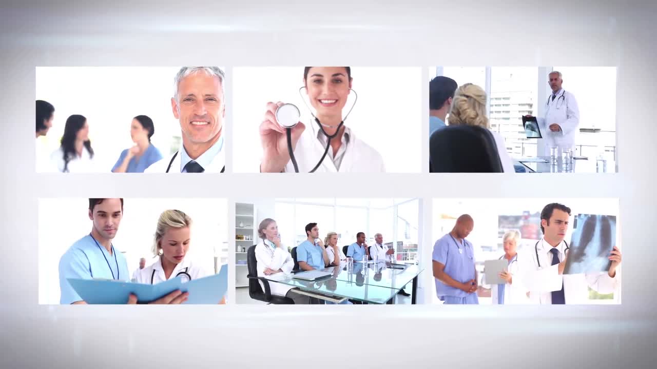 montaje del equipo médico