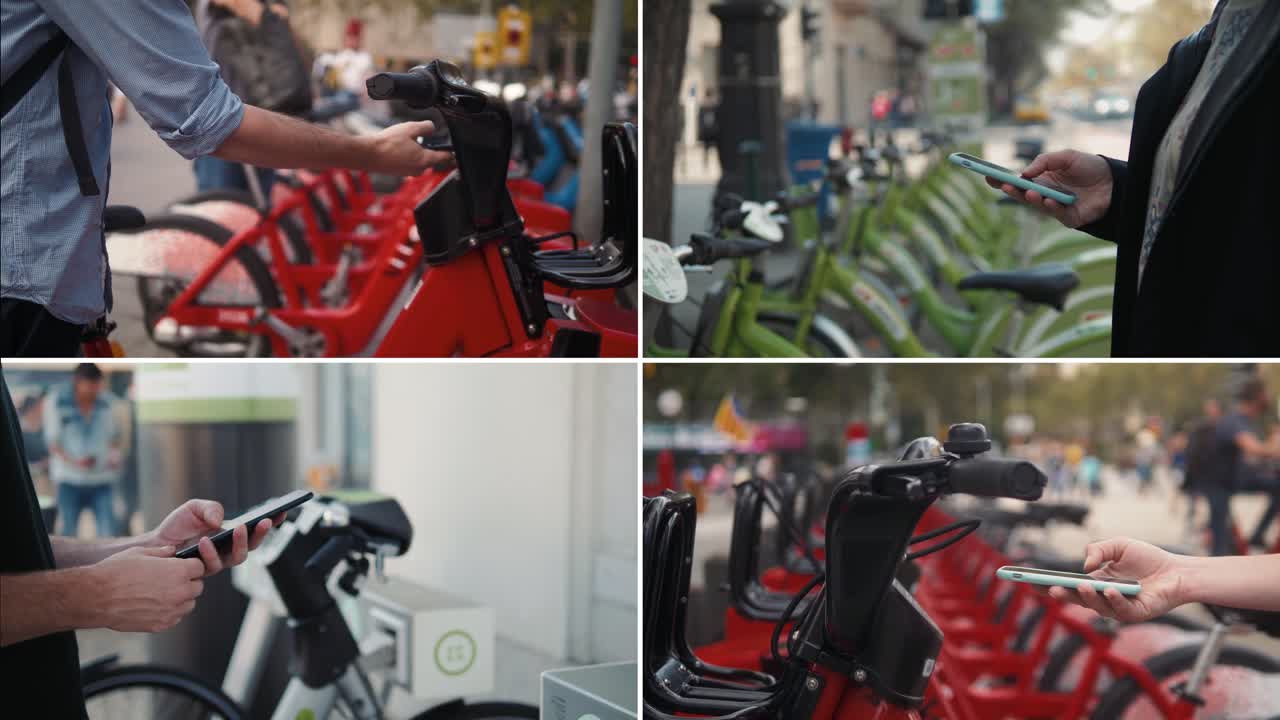 스마트폰으로 자전거를 대여하는 방법