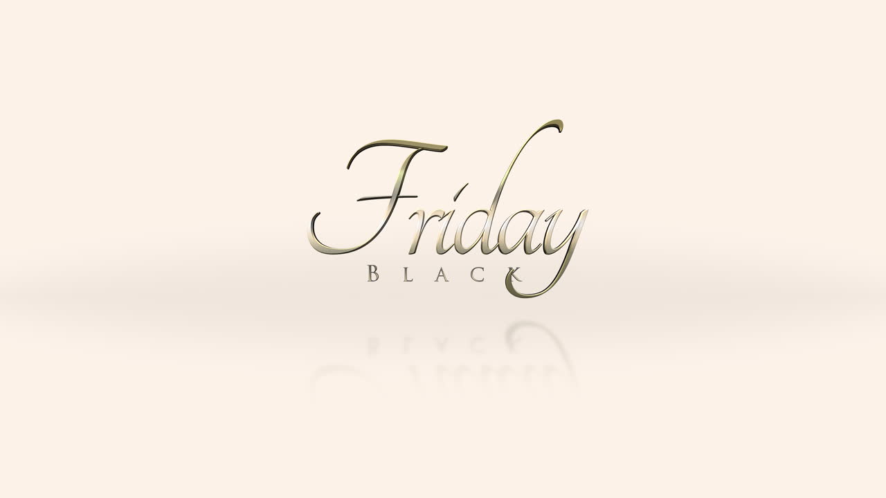 texto elegante de viernes negro en gradiente blanco