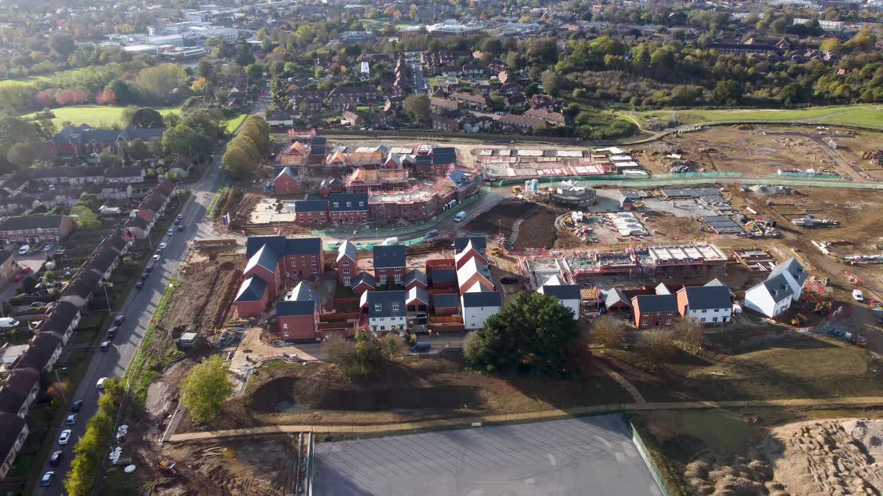 royal parade desarrollo de viviendas canterbury construcción dolly derecha 4k